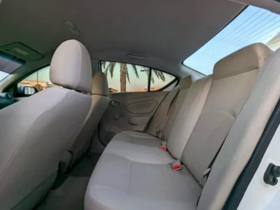 2018 Nissan Sunny SV 4 Cylinders Engine Petrol White Beige Sedan