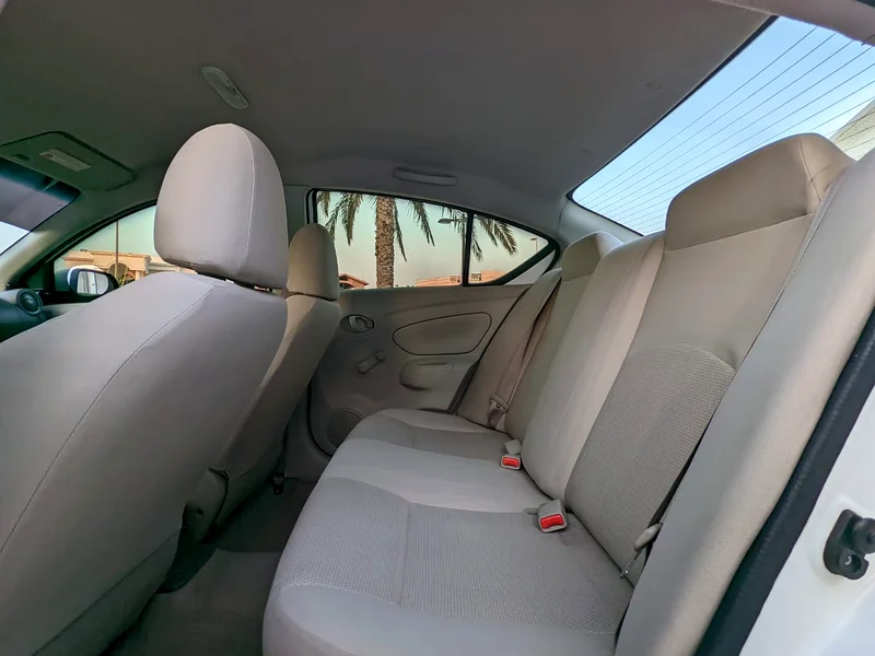 2018 Nissan Sunny SV 4 Cylinders Engine Petrol White Beige Sedan