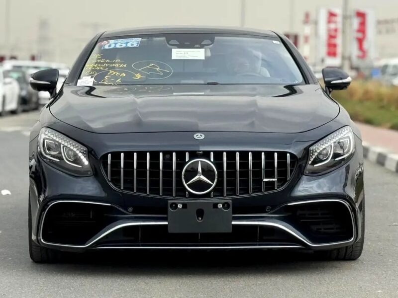 2015 Mercedes-Benz S-Class S 63 AMG Coupe 8 Cylinder Engine Blue Beige