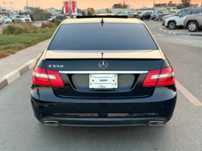 2009 Mercedes-Benz E-Class E 550 Black in Perfect Condition
