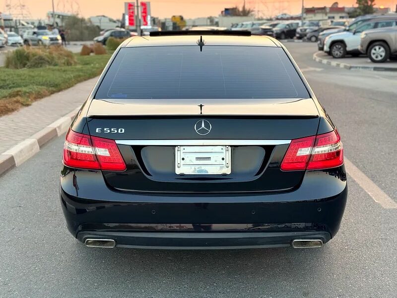 2009 Mercedes-Benz E-Class E 550 Black in Perfect Condition