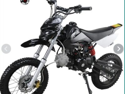 Dirt bike 125CC Electric start and Kick Start 4 stroke Engine Single Cylinder Black