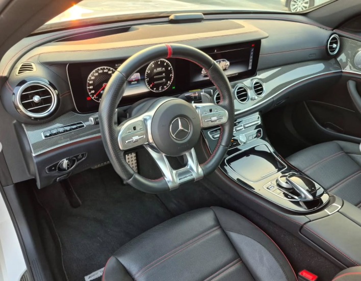 2019 MERCEDES BENZ E53 AMG V6 AUCTION GRADE 4.5/A Black White