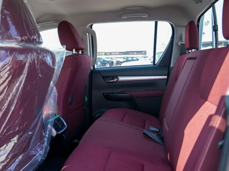 2025 Toyota Hilux GLX S 4 Cylinder Engine White Burgundy GCC