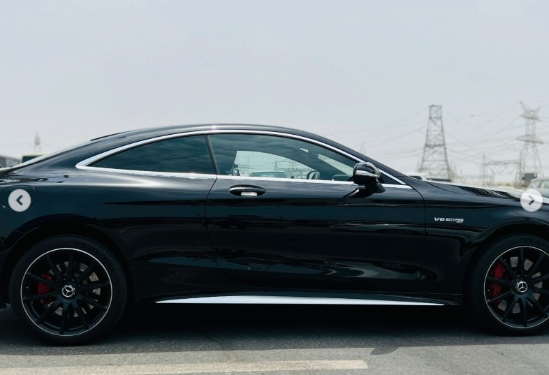2017 MERCEDES BENZ S63 COUPE AMG 5.5L V8 biturbo Engine Black