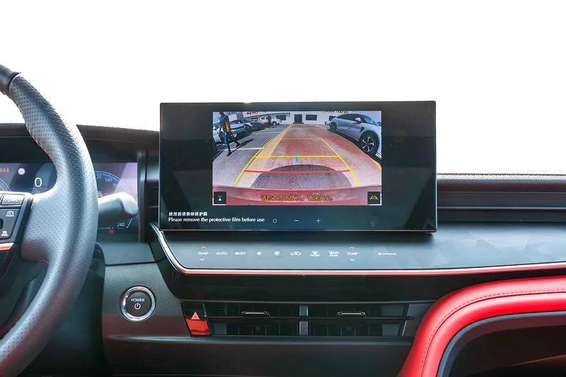 2024 Toyota Camry S Plus Hybrid 2.0 4 Cylinder Engine FWD Red