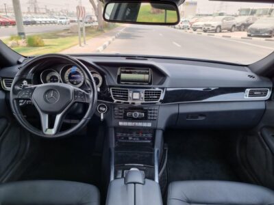 2014 Mercedes-Benz E 400 3.0-liter twin-turbocharged V6 Silver