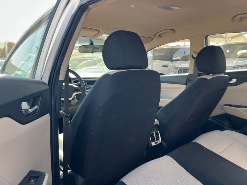 2022 Hyundai Accent 1.6L Engine GCC Specs White Beige