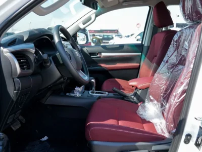 2025 Toyota Hilux GLX S 4 Cylinder Engine White Burgundy GCC