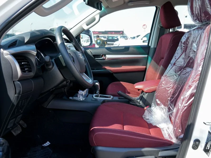 2025 Toyota Hilux GLX S 4 Cylinder Engine White Burgundy GCC