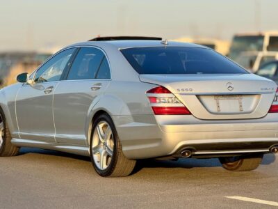 2008 Mercedes-Benz S 500 5.5 Litre 8 Cylinder Engine Silver Black