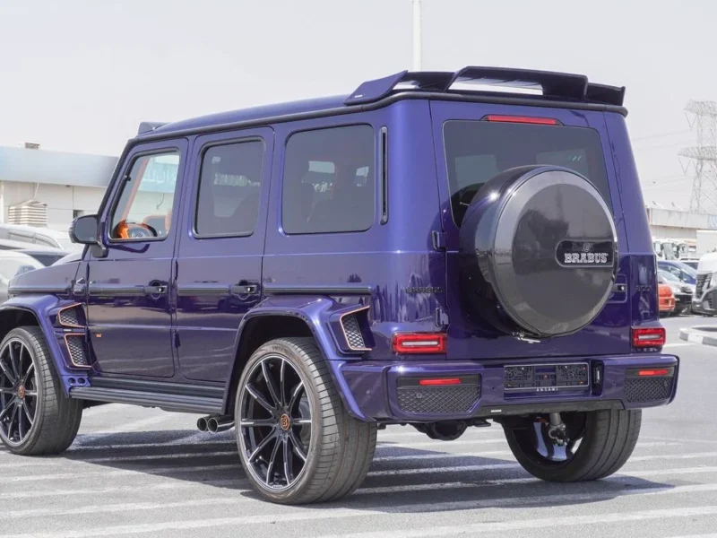 2024 Mercedes-AMG G 63 BRABUS 800 8 Cylinders Engine Blue Orange