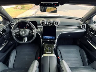 2024 Mercedes-Benz C-Class C260 L CLEAN TITLE and Neat Car White Black