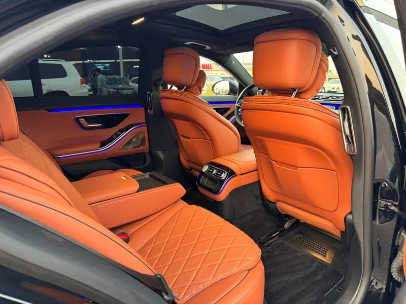 2021 Mercedes-Benz S-Class S 500l Full Option 4.5 Auction Grade Black Orange