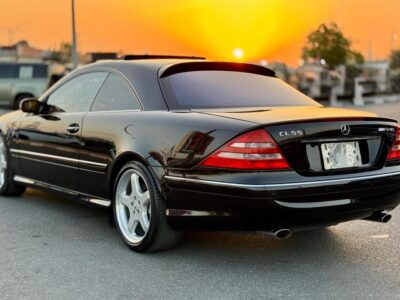 2002 Mercedes-Benz CL 500 5.0 liters V8 Engine Petrol RWD Black