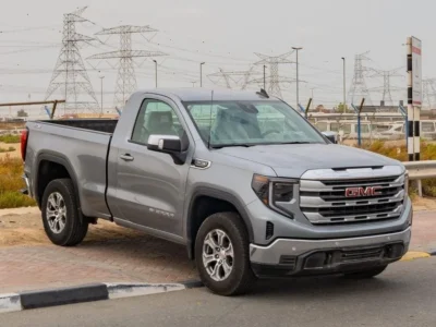 GMC Sierra 2025 GMC Sierra SLE V8 5.3L AT Petrol Single Cab Grey Beige