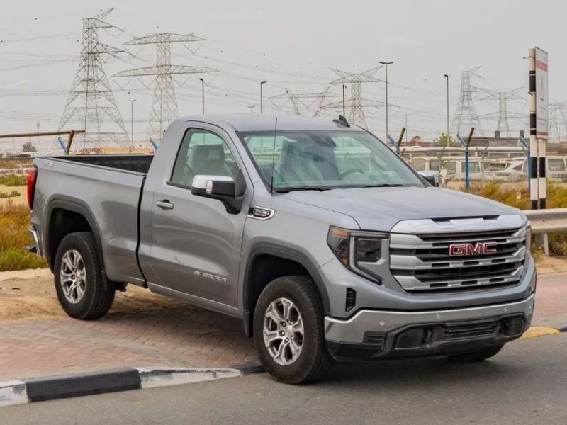 GMC Sierra 2025 GMC Sierra SLE V8 5.3L AT Petrol Single Cab Grey Beige