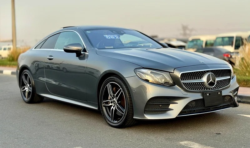 2019 Mercedes-Benz E-Class E450 4Matic E450 Coupe Grey White