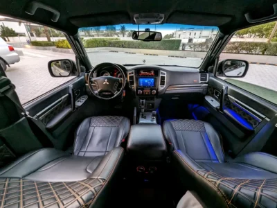 2020 Mitsubishi Pajero Signature Edition GCC IN EXCELLENT CONDITION White Black