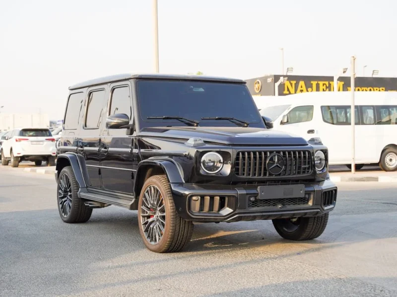 2025 Mercedes-Benz G 63 AMG 8 Cylinders Engine Black Red SUV