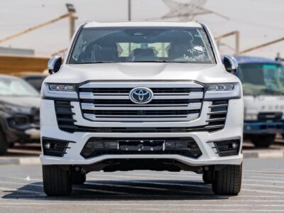 2026 Toyota Land Cruiser VXR 6 Cylinder Engine White Red