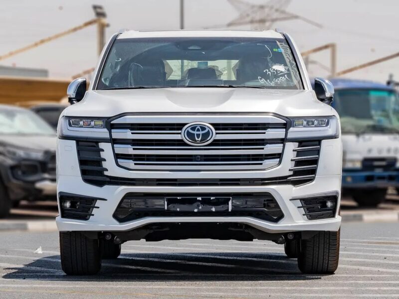 2026 Toyota Land Cruiser VXR 6 Cylinder Engine White Red