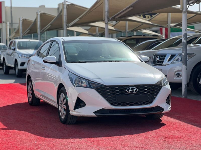 2022 Hyundai Accent 1.6L Engine GCC Specs White Beige