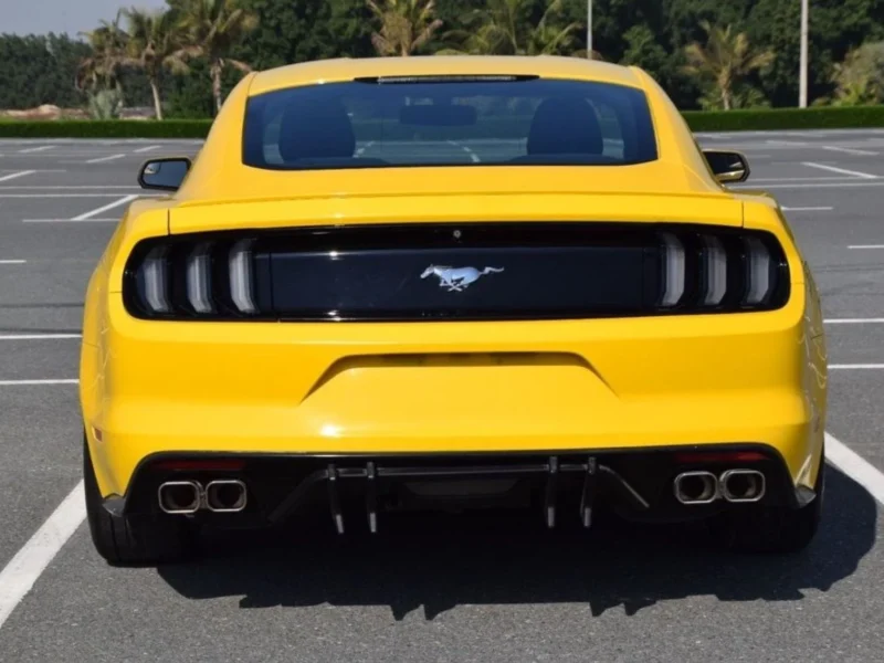 2015 Ford Mustang Premium Ford 3.7 litre 6 Cylinder Engine Yellow Black