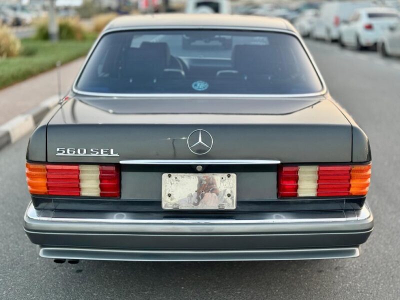 1990 Mercedes-Benz 560 SEL 5.6 liters 8 Cylinders Engine Blue Black
