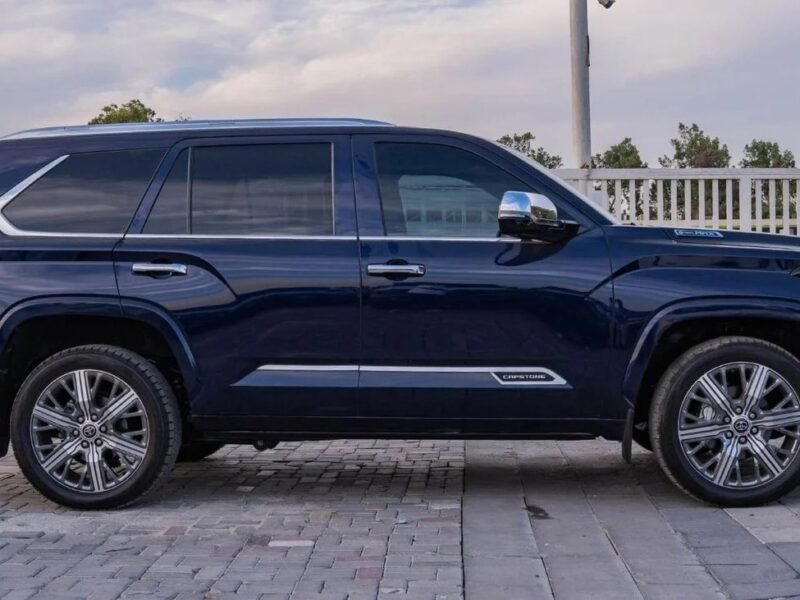 Toyota Sequoia 2025 Toyota Sequoia Capstone 3.5L AT Hybrid Blue Beige