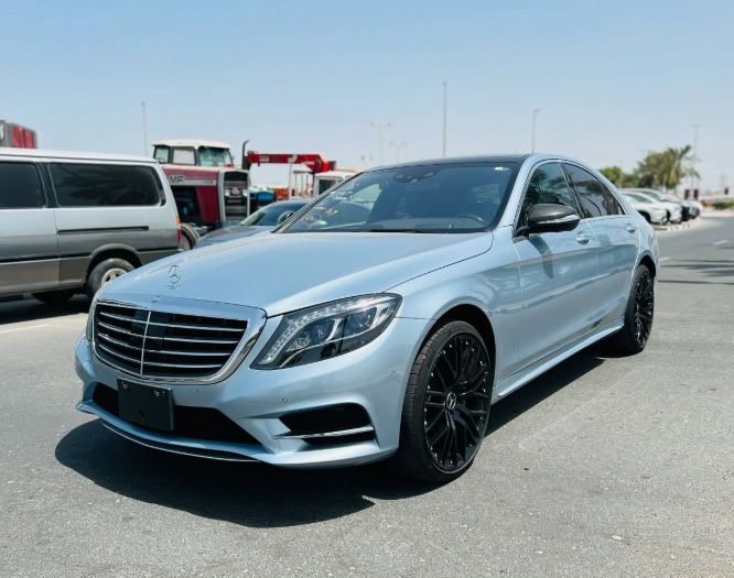2015 MERCEDES BENZ S 400 h 3.5L V6 Hybrid Full Option Silver Black
