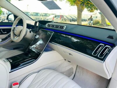 2025 Mercedes-Benz S-Class S 63 4Matic Plus E Performance White Beige