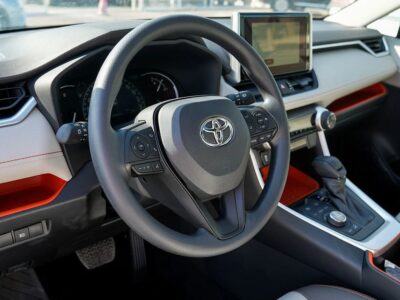 2025 Toyota RAV4 4 Cylinder Engine SUV GCC Specs White Grey