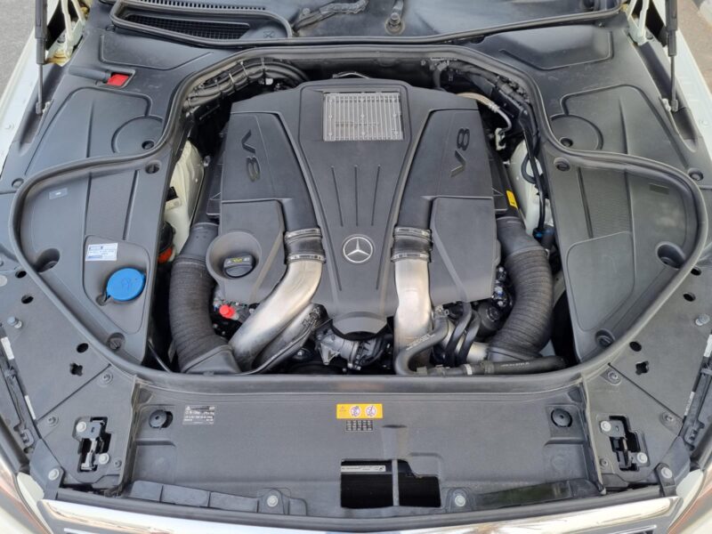 MERCEDES-Benz S 500 4.7L twin-turbocharged V8 Engine WHITE 2014