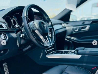 2015 MERCEDES BENZ E300 2.1L turbocharged 4-cylinder engine White Black