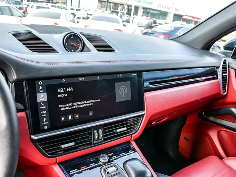 2019 Porsche Cayenne Coupe 6 Cylinders Engine Black Red SUV