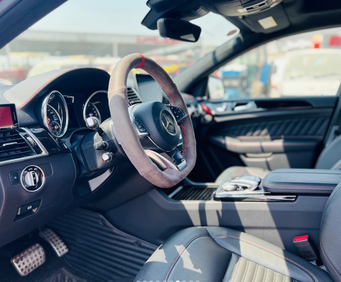 2017 MERCEDES-BENZ GLE 43 3.0L V6 Biturbo Red Black CHASSIS GUARANTEE