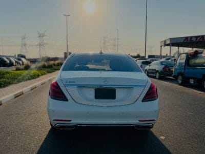 2018 MERCEDES BENZ S450 White CHASSIS GUARANTEE