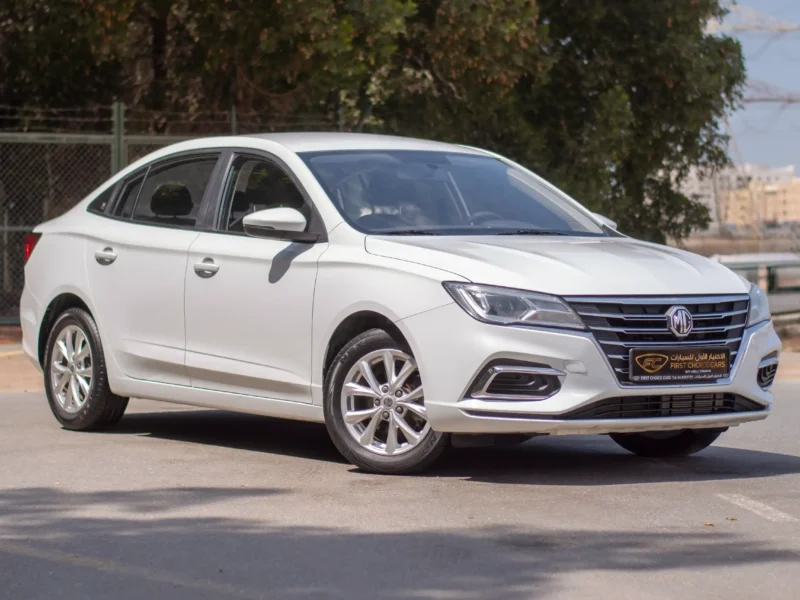 2023 MG 5 Comfort 4 Cylinders Engine GCC Specs White Grey FWD