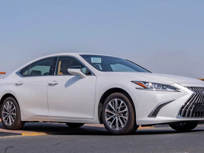 2025 Lexus ES HYBRID ES 300h 2.5L 4-Cylinder Hybrid White Tan