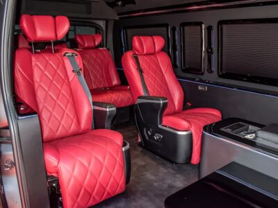 2025 Toyota Hiace GLS VIP Van 4 Cylinder Engine GCC Specs Black Red