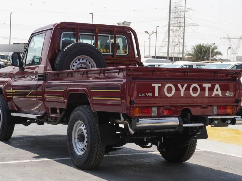 2025 Toyota Land Cruiser Pick Up LX 4.0 litre V6 Engine Burgundy Beige