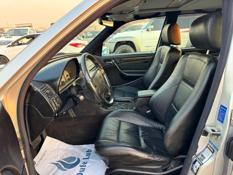 1998 Mercedes-Benz C-Class C43 AMG 8 Cylinder Clean Title Silver Black