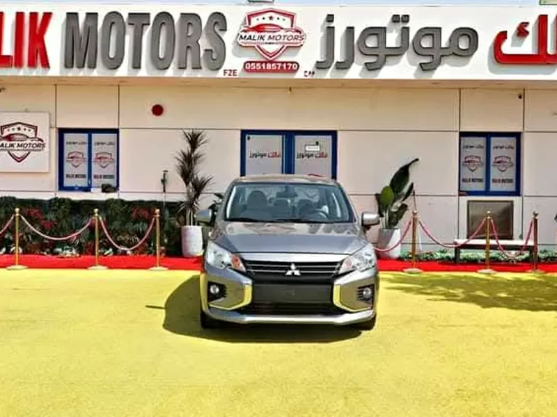 2022 Mitsubishi Attrage GLS GCC SPECS Clean Title Perfect Condition Grey Beige