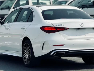 2024 Mercedes-Benz C-Class C260 L CLEAN TITLE and Neat Car White Black