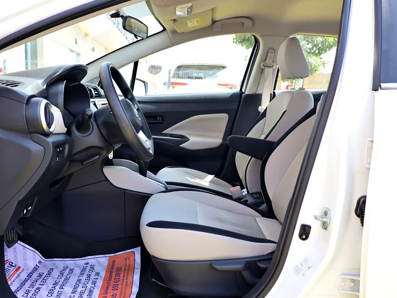 2022 Nissan Sunny S 4 Cylinder Engine Petrol GCC Specs White Beige