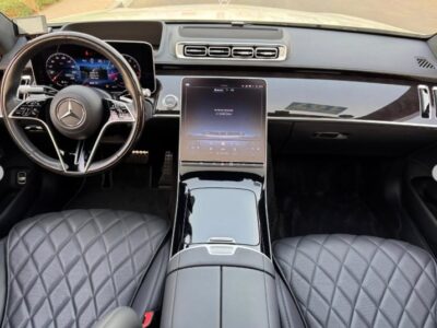 2022 MERCEDES BENZ S580 AMG V8 AUCTION GRADE 4.5/B White Black