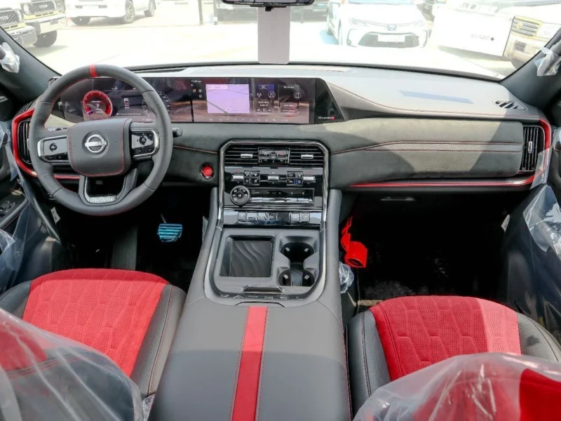 Nissan Patrol 2026 Nissan Patrol NISMO 3.5L Twin-Turbo Black Red