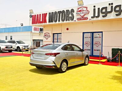 2021 Hyundai Accent GL 4 Cylinder Engine GCC Specs Silver Beige