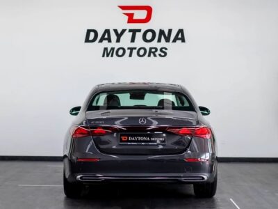 2024 Mercedes-Benz E-Class E 200 4 Cylinder Engine Black Tan